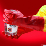 Chemiehandschuh PVA 15-554 Handschuh vollbeschichtet rot 35 cm