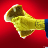 Chemiehandschuh UNIVERSAL Plus Handschuh 87-650 Naturgummi gelb