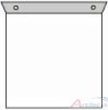 Fahnenschild blanko ALU 150x150mm (Deckenmontage)