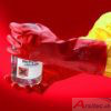 Chemiehandschuh PVA 15-554 Handschuh vollbeschichtet rot 35 cm