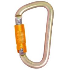 Stahlkarabiner mit Dreifachverriegelung (ffnung 23 mm)