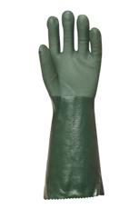 PVC-Handschuh 40 cm, grn, Grsse 10