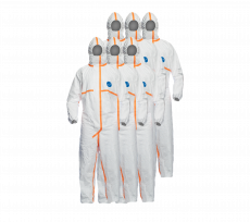 Tyvek 800 J Schutzanzug Anzug mit Kapuze, 100er Pack