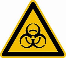 Warnung vor Biogef�hrdung, 200x200mm, Selbstklebefolie