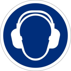 Geh�rschutz benutzen, � 200mm, Kunststoff