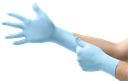 MICROFLEX 93-833 Hellblauer puderfreier Nitrilhandschuh
