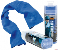 Khlendes Tuch - Blau 33x75cm