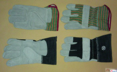 5-Finger URSPA Arbeitshandschuh aus Spaltleder 1,0mm