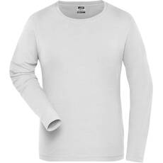 James & Nicholson Workwear Stretch Bio T-Shirt Lang Damen