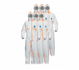 Tyvek 800 J Schutzanzug Anzug mit Kapuze, 100er Pack