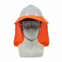 Sonnenschutz fr Helme, Hi-VIS Orange