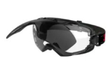 3M GoggleGear 6000 Vollsicht-Schutzbrille, klar, mit klappbarer grauer Scheibe