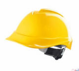 MSA V-Gard 200 Helm gelb ABS belftet /Fas-Trac III